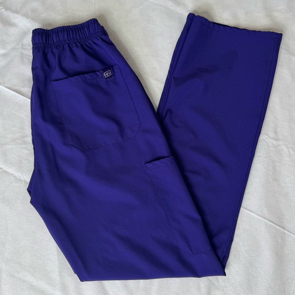 Hey Medical Uniform Scrub Pants Purple Style H3124 Size XS
